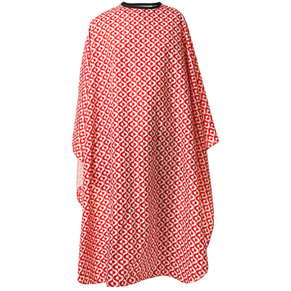 Накидка парикмахерская Harizma, 140х160см, «орнамент» красный (h10882B-03)