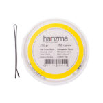 Невидимки для волос Harizma, 70 мм, прямые, черные (h10539-15B)