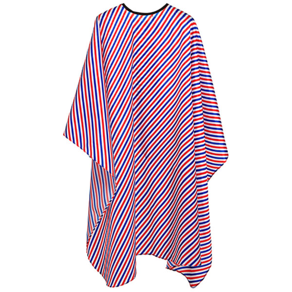 Парикмахерская накидка Harizma, 140х160см, диагональные полосы (h10872B)