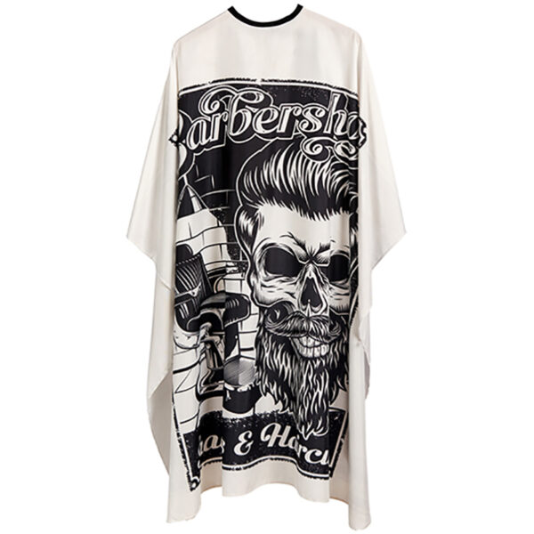 Парикмахерская накидка Harizma Barber Skull, 140х160см (h10886B)