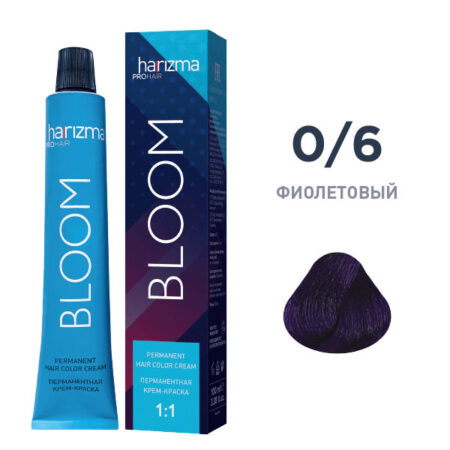 Перманентный краситель для волос Harizma Bloom 0/5, красный, 100 мл (h30050)