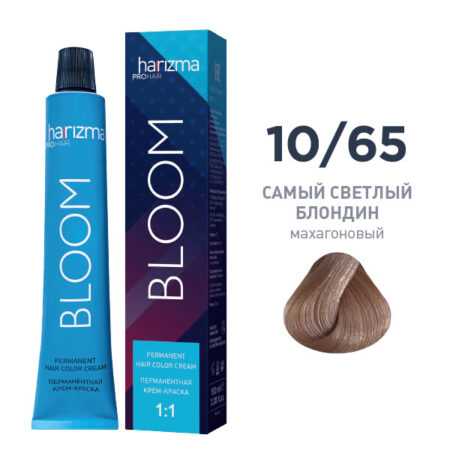 Крем-краска для волос Harizma Bloom 10/6, самый светлый блондин - фиолетовый, 100 мл (h31060)