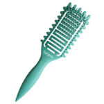Щетка массажная Harizma Nylon, 9 рядов, розовая (h10687-06) 2