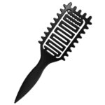 Щетка массажная Harizma Nylon, 9 рядов, черная (h10687-15) 3